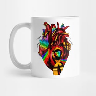 Pride Awareness Heart Mug